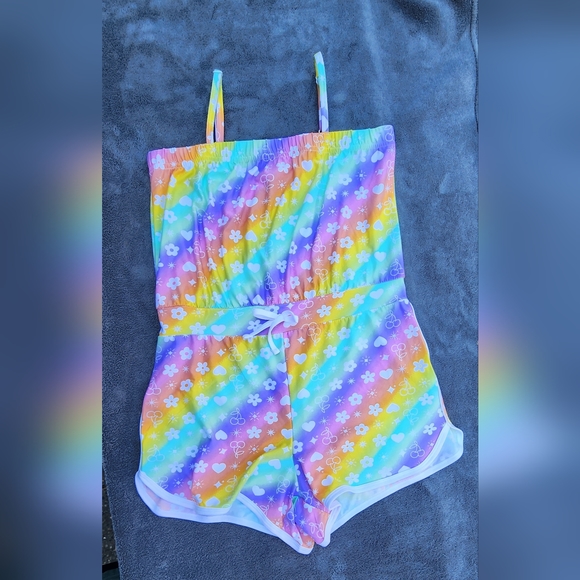 UKids Girls Colorful Romper - Picture 1 of 4